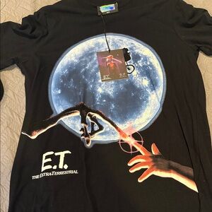 E.T. The Extra-Terrestrial Black Graphic T-Shirt